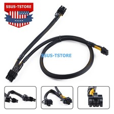 Mini 8-Pin to Dual 8-Pin 6 2 GPU PCI-E Power Adapter Cable for HP ML350 Gen10