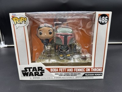Funko Pop! Star Wars Boba Fett & Fennec Throne #486 Bobblehead Mandalorian