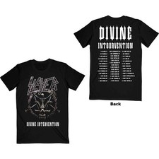 Slayer Divine Intervention 2014 Dates Official Mens T-Shirt