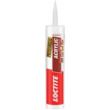 LOCTITE POLYSEAMSEAL 10 Oz. White Acrylic Caulk with Silicone 1507600 LOCTITE
