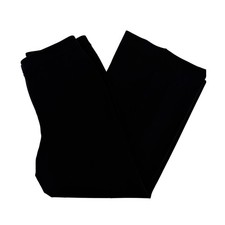 St. John Caviar Black Straight Leg Knit Dress Pants Size 12 Made in USA