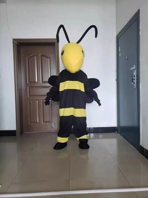 Halloween Maya the bee Mascot Costume Cartoon yellow Maya bee Anime theme