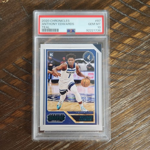 2020 Panini Chronicles 🔥ANTHONY EDWARDS🔥 RC Rookie PSA 10 💎 Gem Mint