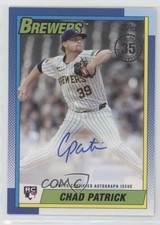 2025 Topps Update 1990 Topps Baseball Chad Patrick #90AU-CPK Auto 1xd