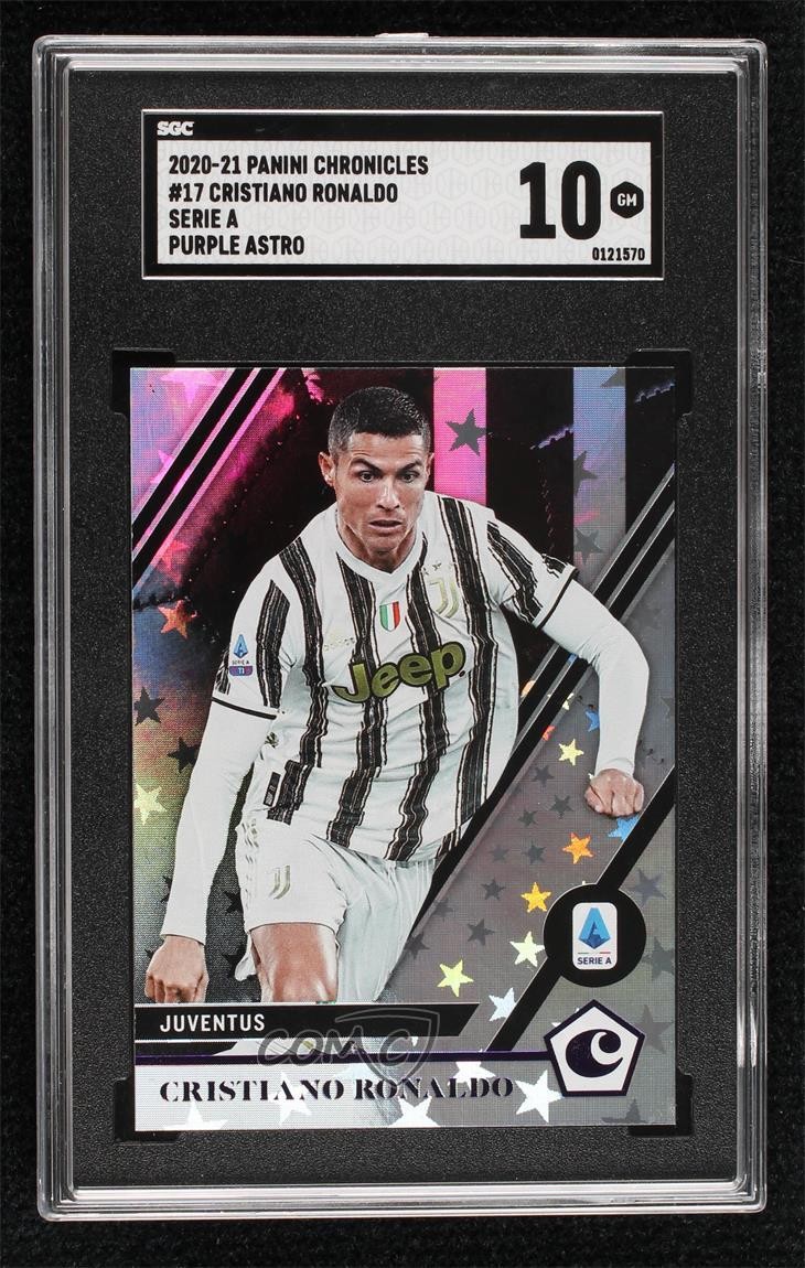2020-21 Panini Chronicles Base Serie A Purple Astro Cristiano Ronaldo #17 0i1b