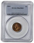 1884 P PCGS PR65 RD Red - Indian Head Penny Cent 1c US Coin #61755A