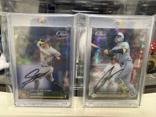 Hanshin Tigers Teruaki Sato & Shota Morishita Autographed Card