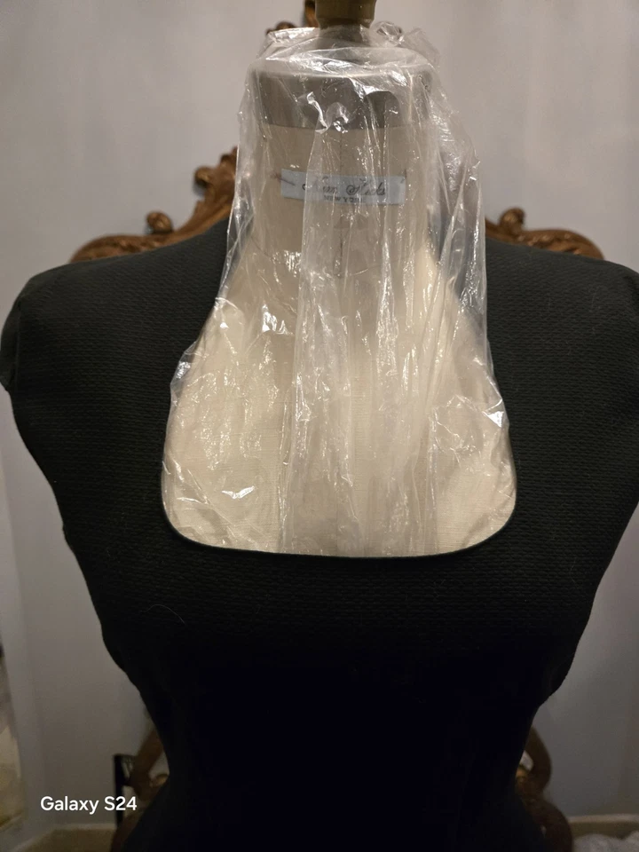 Vestido Thierry Mugler Algodón Piqué Negro Bebé Muñeca Talla 36 Foto 4 de 4