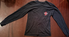 Chrome Hearts Dagger Long Sleeve Graphic Print T-Shirt Black Red Men's Size L