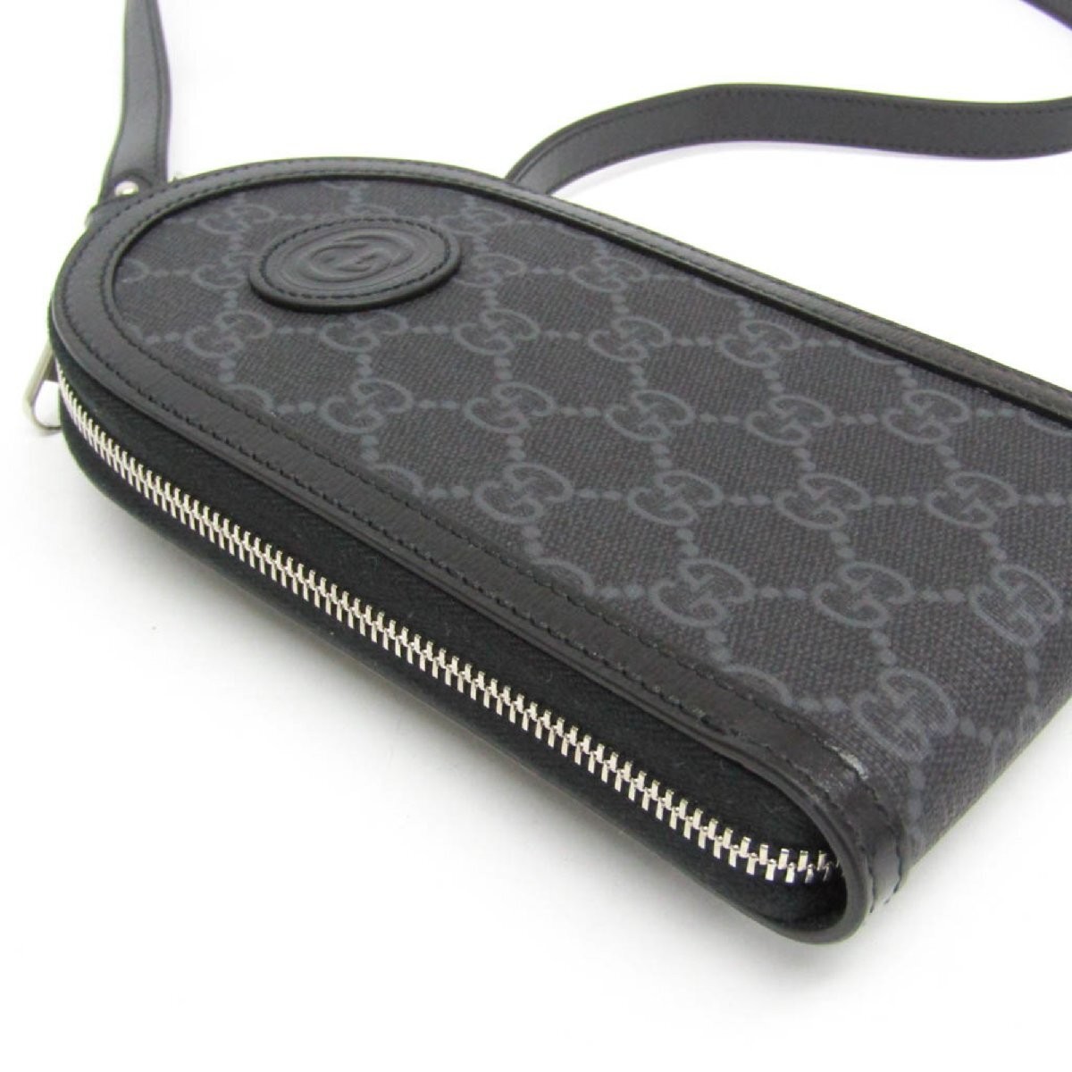 Gucci Interlocking G Phone Shoulder Bag 724357 Men s Women s GG Supreme Leather thumbnail 6