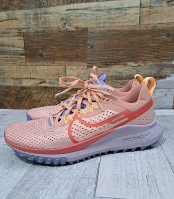 Nike React Pegasus Trail Pink Peach Women s Shoes DJ6159 Size 8.5 EUC