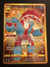 Pokémon TCG Galarian Obstagoon Holo Card Vivid Voltage, Secret Rare, 198/185 on eBay