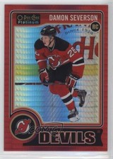 2014-15 O-Pee-Chee Platinum Red Prism 70/135 Damon Severson #191 1r5