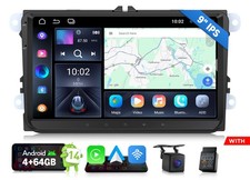 9" IPS Android 14 4+64 VW Golf MK5 MK6 GTI Jetta Passat Car Stereo Radio CarPlay