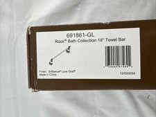 Brizo 691861-GL Rook 18" Towel Bar in Luxe Gold