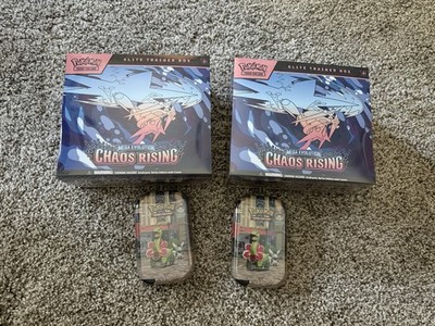 [2-Pack] Chaos Rising Elite Trainer Boxes (ETB) & Lumiose City Mini Tins