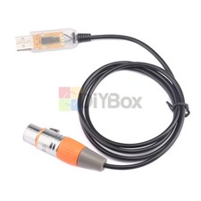 USB to DMX Interface Adapter Cable Stage Light PC DMX512 Controller Dimmer DMX