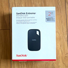 SanDisk Extreme 2TB Portable SSD USB-C 1000/950MB/s Water/Drop Resistant