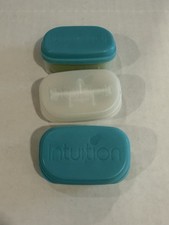 3 Schick Intuition Women  s Razor Refill Cartridges Blades 2 Teal 1 White New