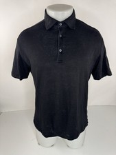 LORO PIANO / Italy - LINEN Mens M Polo Shirt