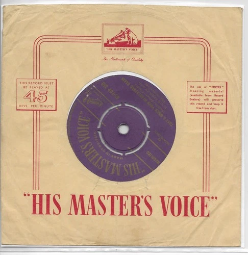 Elvis Presley "All Shook Up" UK 1st HMV Purple Gold Label  45-POP 359