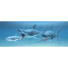 Sharks Lenticular Motion Bookmark/Ruler by Moovie Studio