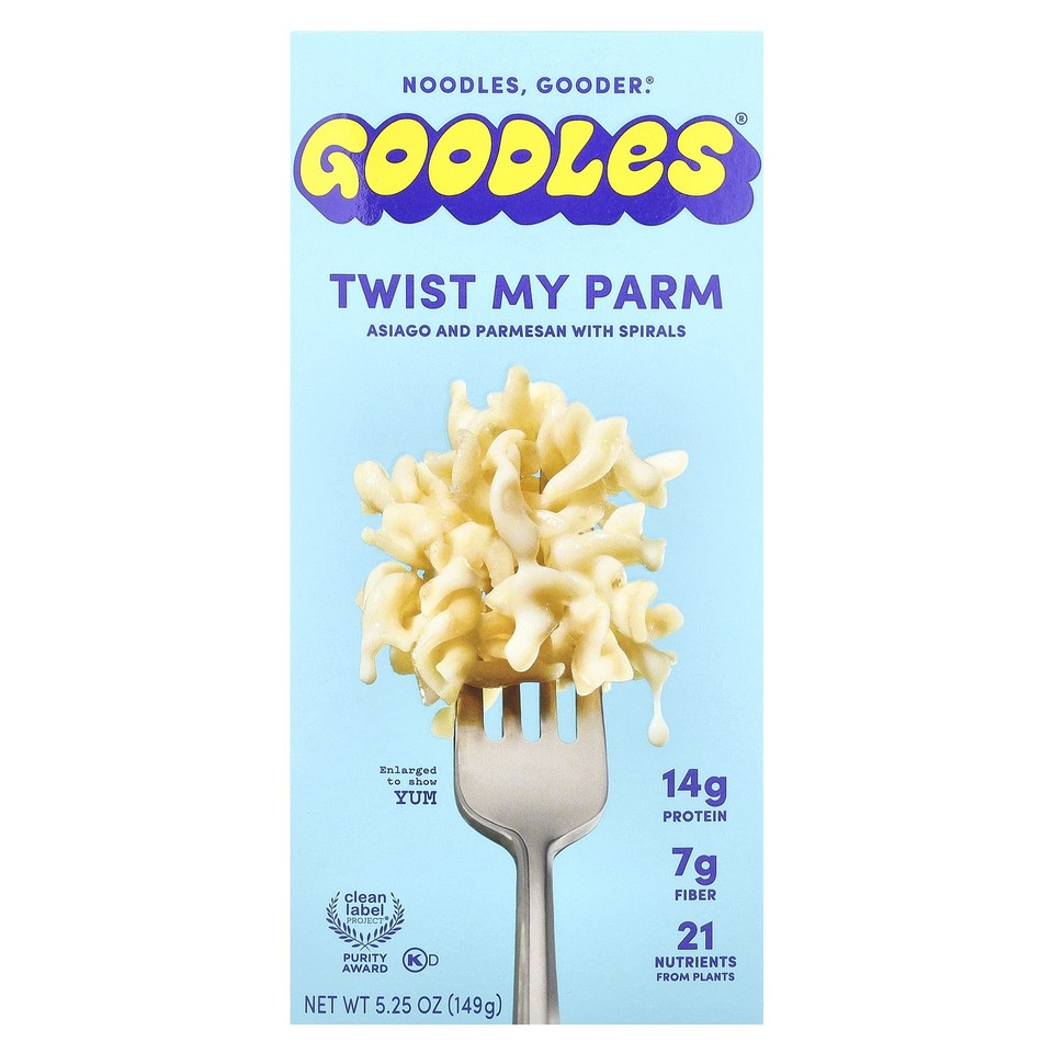 Twist My Parm, Asiago and Parmesan With Spirals, 5.25 oz (149 g)