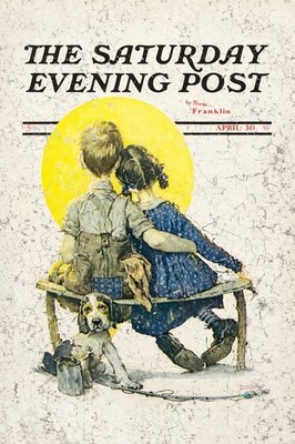 Saturday Evening Post (1920s) Vintage Poster  ️ - 24x36  - Premium Matte Paper
