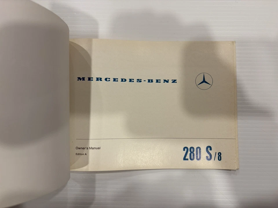 MERCEDES BENZ - OWNERS MANUAL W108 280S EXCELLENT 1085843696 - Image 2 of 4