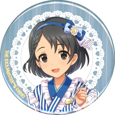 Chie Sasaki The Idolmaster Cinderella Girls x Lawson Tin Badge Japan C008