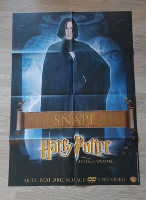 Seltenes Harry Potter Plakat (2002)   Severus Snape   Promo-Poster DVD/VHS