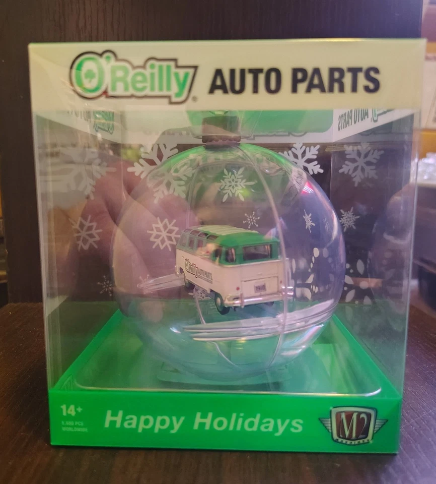 M2 Machines O'Reilly's Christmas Ornament 1960 Volkswagen Bus  - Image 4 of 4