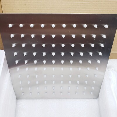Chrome Shower Faucet Set 8 inch Airuida Rainfall Shower System Trim Kit SUS304