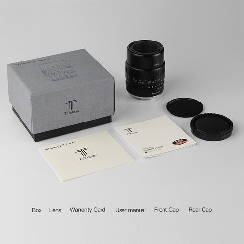TTArtisan 40mm f2.8 APS-C MACRO 1:1 Magnification Lens for Sony Fuji Nikon L M43 - Picture 11 of 12
