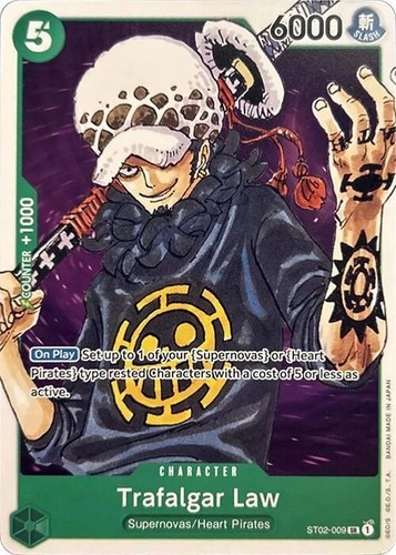 PSA 10 One Piece Card Trafalgar D. Water Law OP10-119 Comic