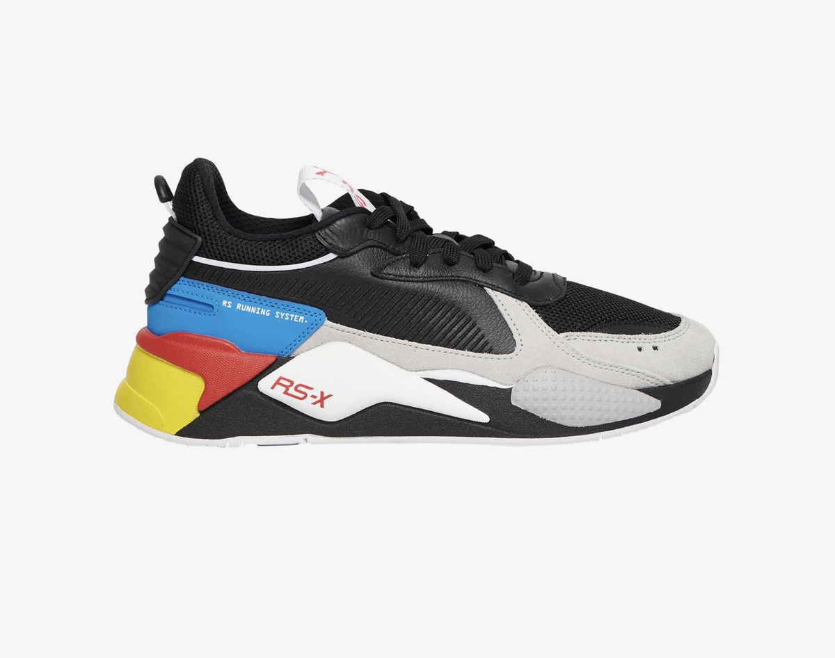 Puma RS-X Toys Reinvention Black White Blue Yellow Red RSX 374371 01 Size | eBay