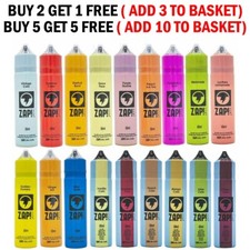 AISU RANGE BY ZAP E LIQUID 50ML VAPE JUICE 70/30 0MG MOKASMO ZFUEL EXP CLEARANCE