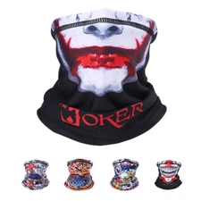 Winter Scary Skull Neck Warmer Gaiter Thermal Fleece Cycling Ski Half Face Mask