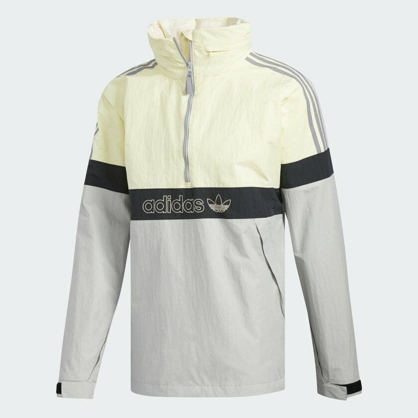 ADIDAS Men's BB SNOWBREAKER Jacket - DW3999 - HAZYEL/STONE ADIDAS Men's BB SNOWBREAKER Jacket - DW3999 - HAZYEL/STONE