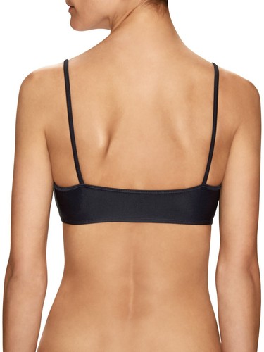 TOP DE BIKINI HALTER APQ SWIM ORO MEDIANOCHE AFRODITA ENJAULADO (M) NUEVO CON ETIQUETAS $80 - Imagen 2 de 9