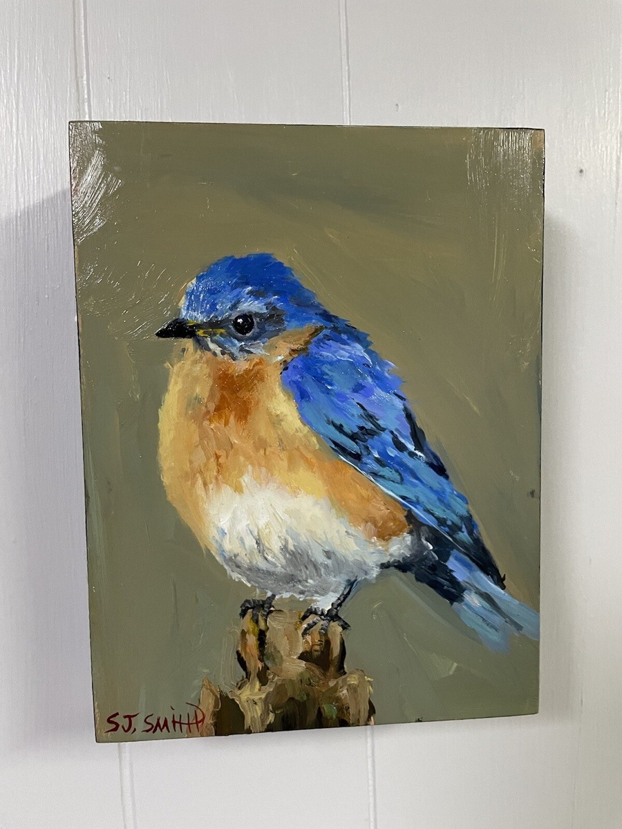 【S12号】good blue(portrait_s) oil painting Oil Painting of Blue Ocean With Gentle Waves, Calming Beach