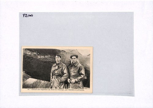 FRANCE PIONEER AVIATION Postcard *Weiss & Latapie* 1920s PILOTS {samwells}YZ160 - Picture 5 of 12