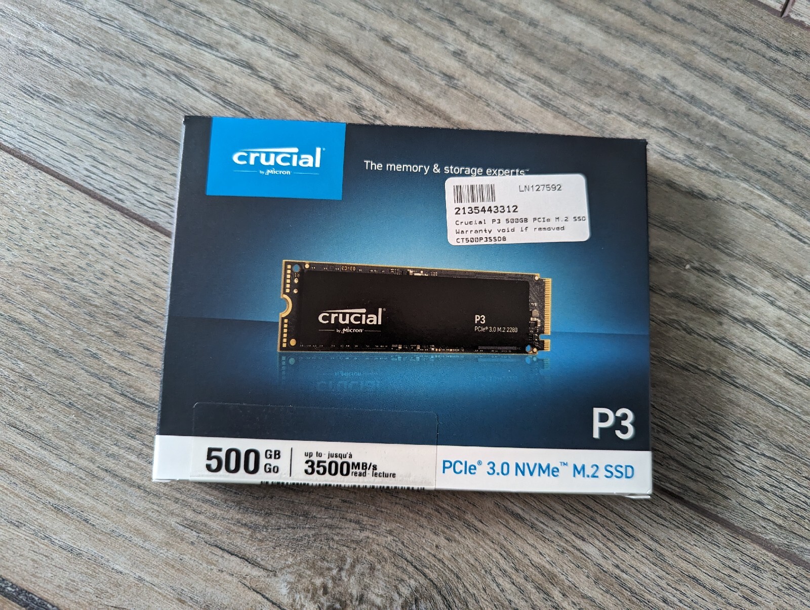 Crucial CT500P3SSD8 500GB, M.2 2280 Internal SSD NVME 649528918758 | eBay