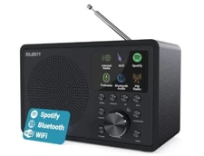 Majority Touro Internet Radio with WiFi and FM  DSP Speaker Black