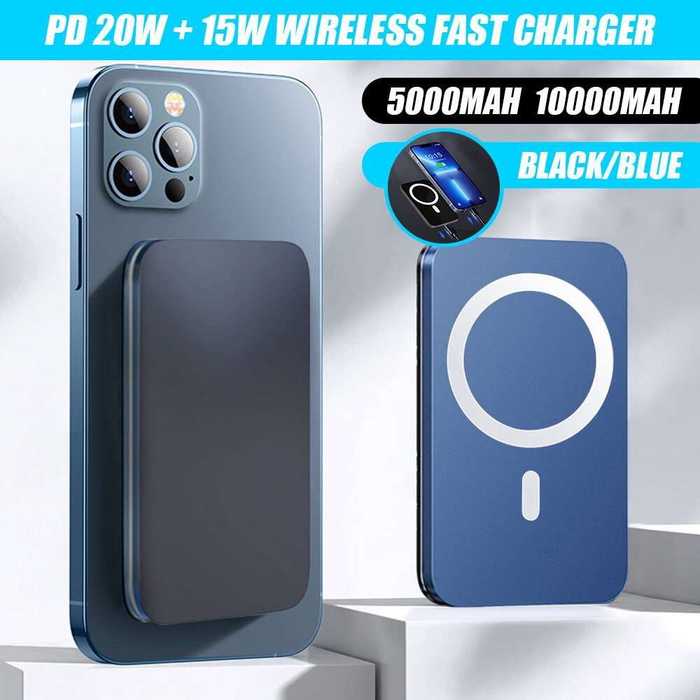 10000 mAh Magnetic Power Bank for for iPhone 16 Slim Wireless Charger Portable-image