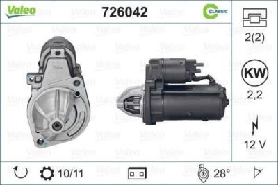 Starter für STARTANLAGE Valeo 726042 online kaufen | eBay