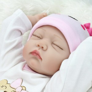22/'/' Reborn Baby Dolls Realistic Vinyl Silicone Newborn Girl Doll Lifelike Gifts