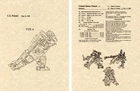 Transformers TRYPTICON G1 US Patent Art Print READY TO FRAME Shinohara 1986