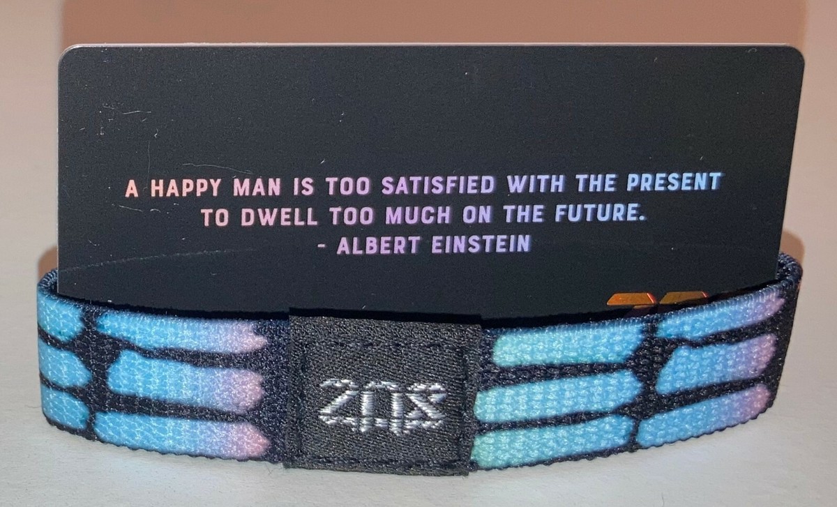 ZOX Strap Think Happy Thoughts Secret Stash Happy Man