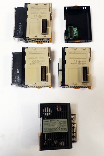 OMRON SYSMAC CJ1M CPU12 PROGRAMMABLE CONTROL w/CJ1W-ID211 CJ1W-OC211 CJ1W-PA202 - Picture 8 of 8